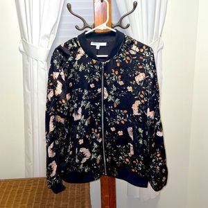 floral bomber jacket
